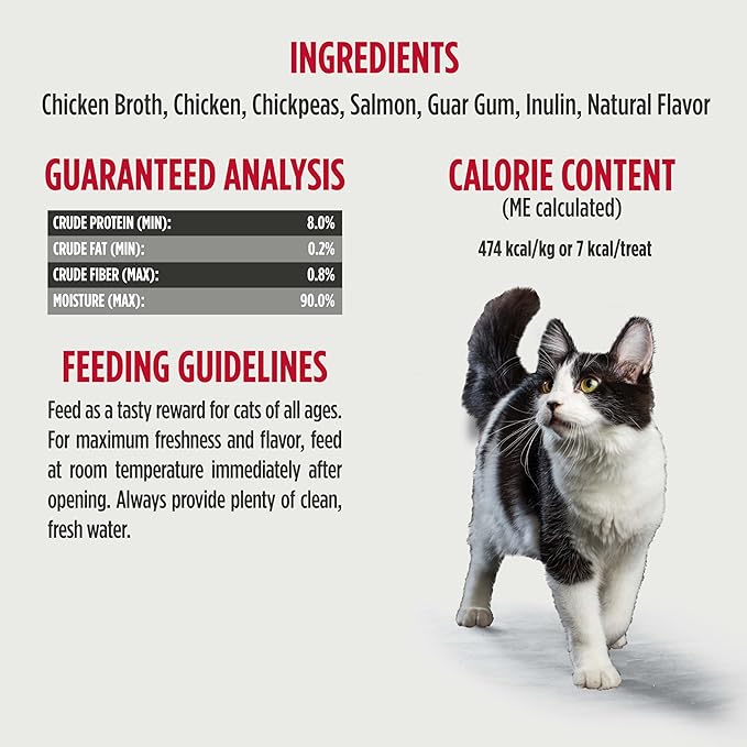 Nulo Freestyle Grain-Free Perfect Purees Premium Wet Cat Treats, Squeezable Meal Topper for Felines, High Moisture Content to Support Cat Hydration, 0.5 Ounces in Each Lickable Wet Cat Treat Pouch