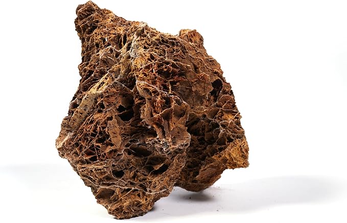 LANDEN Maple Leaves Stone Natural Rocks (18lbs, 3~9 inches,9pcs) for Aquarium, Paludarium, Terrariums, Decorative of Forest Creeks, lakesides, and Streams