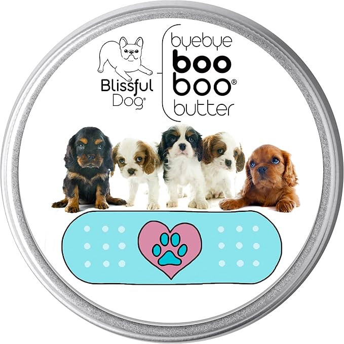 The Blissful Dog 8 oz TIN Cavalier King Charles Spaniel Booboo Butter