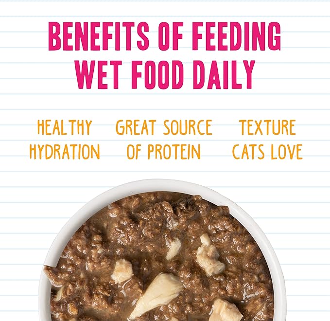 Weruva BFF Minced Natural Wet Cat Food, Tuna and Salmon Soulmates in Gelee, 5.5oz Can, Pack of 24