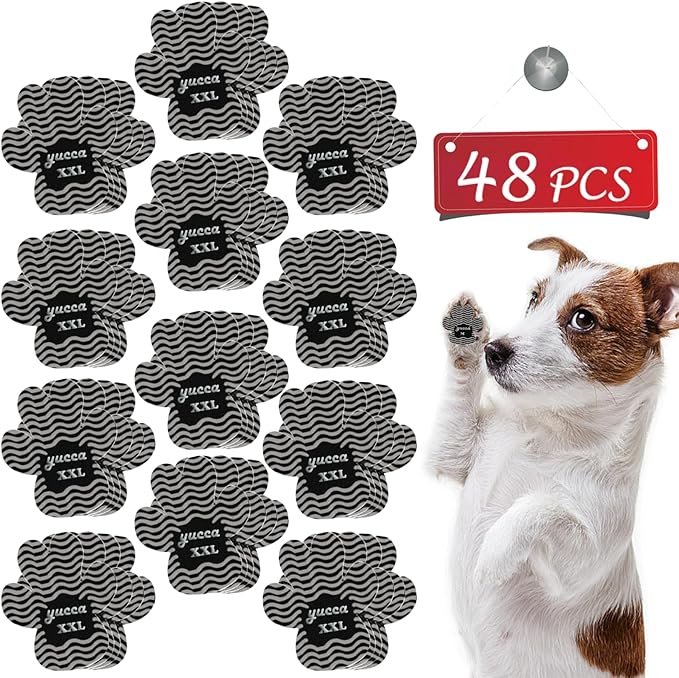 Dog Anti Slip Paw Grips Traction Pads, Dog Paw Protector with Stronger Adhesive, Toe Grips for Dogs from Slipping on Hardwood Floors, Dog Shoes Booties Socks Replacement for Older Dogs