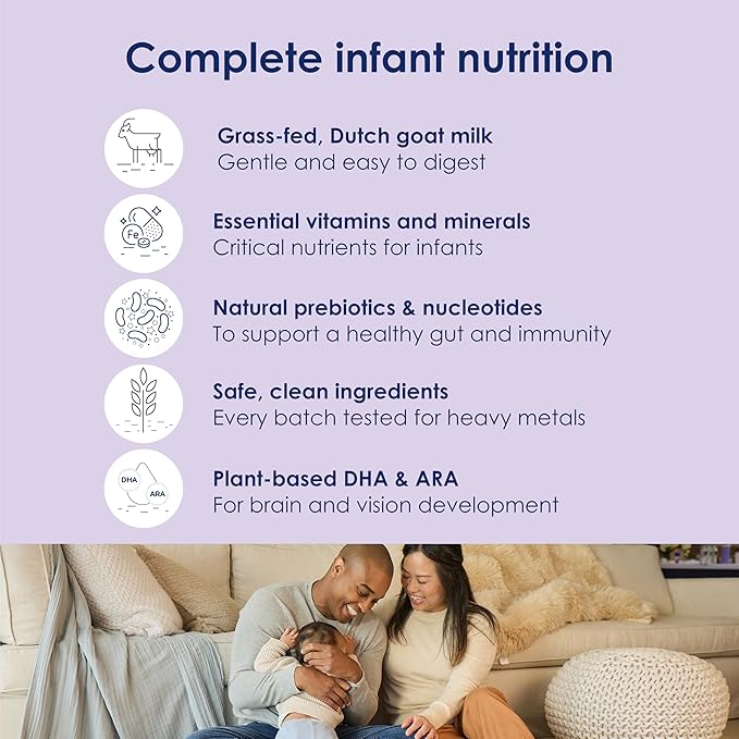 Kabrita Goat Milk-Based Infant Formula – 28oz – Pack of 2 – Natural, Gentle Baby Formula – European, Non-GMO – Ages 0-12 Months