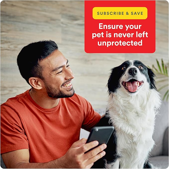 Ultra Flea and Tick Prevention for Dogs - Dog and Puppy Treatment and Control - Mosquito Repellent - Medium, Fast Acting Waterproof Topical Drops, 6 Month Supply