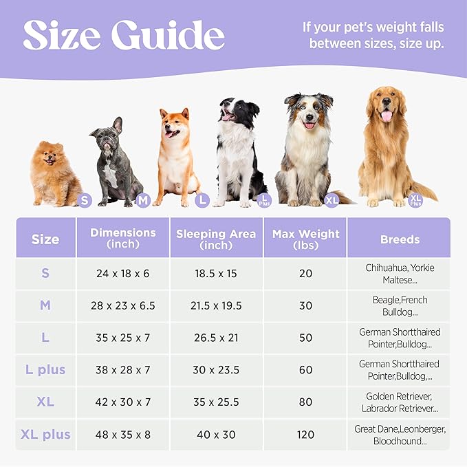 LE SURE Cute Dog Bed for Small Dogs, Orthopedic Waterproof Small Pet Beds with Sides, Non-Slip Bottom and Egg-Crate Foam Puppy Couch Sofa with Washable Removable Cover, Grey