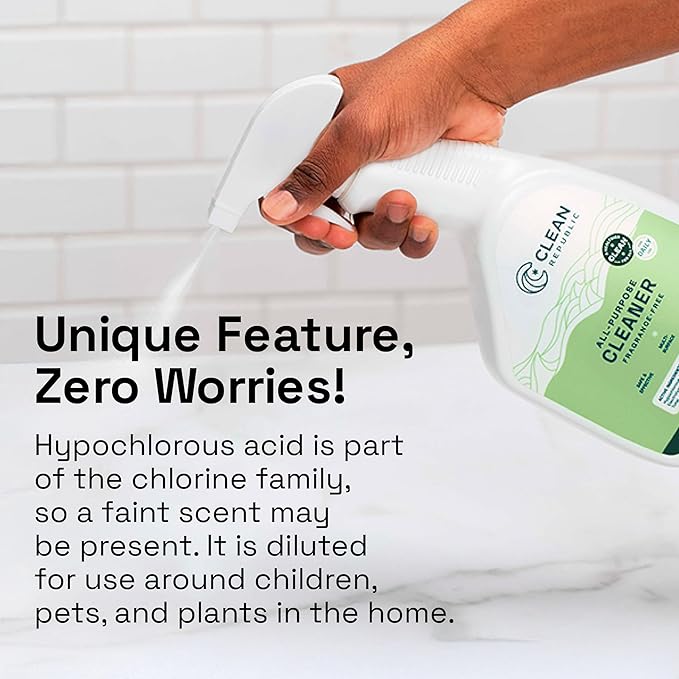 Clean Republic All-Purpose Cleaner, Daily Use Cleaning Spray for Kitchens, Bathrooms, and More, 32 Fluid Ounce Bottle, 4-Pack
