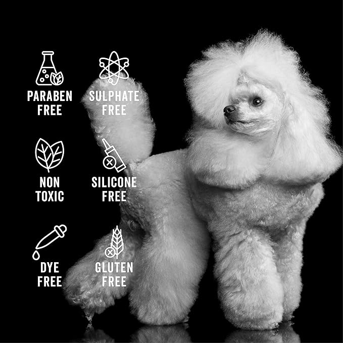 Pride and Groom The Non Shedder Box Set – Dog Shampoo & Conditioner with All Natural Blend of Essential Oils & Ingredients to Heal and Nourish for Long Lasting Shine & Manageability – 32oz