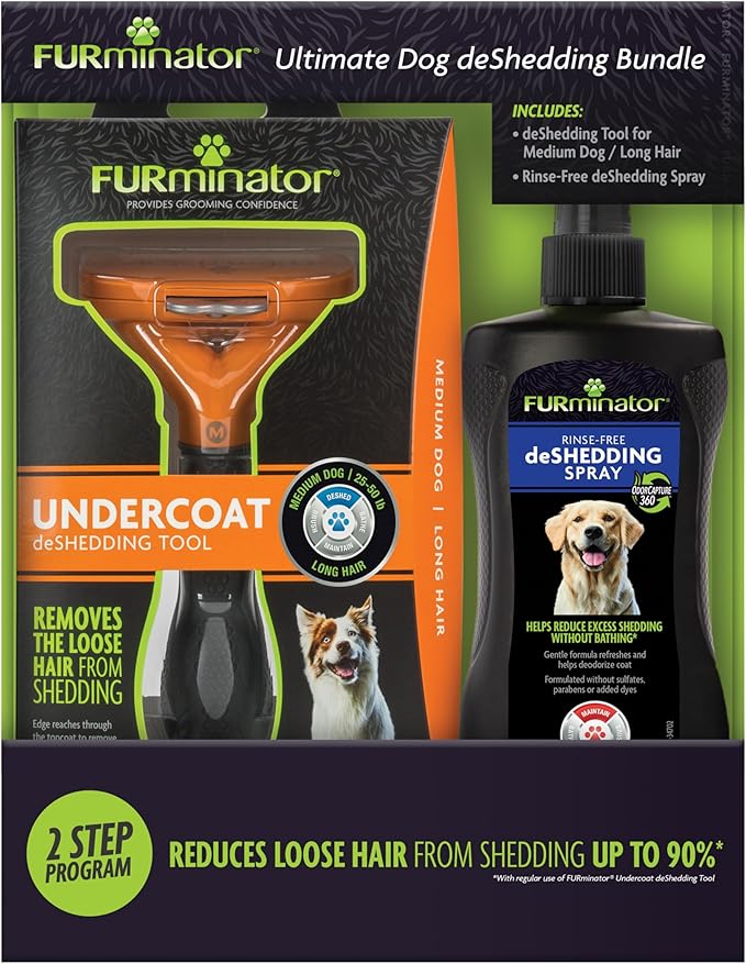 FURminator Ultimate Dog deShedding Bundle