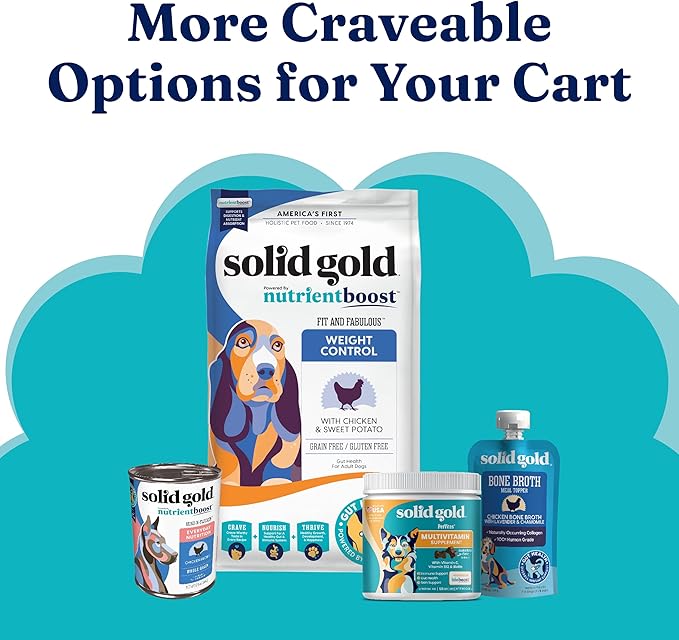 Solid Gold SeaMeal Cat Probiotic & Dog Probiotics for Digestive Health - Kelp Powder Dog & Cat Multivitamin Supplement w/Prebiotics & Digestive Enzymes for Skin, Coat, & Gut + Immune Support - 3.5oz