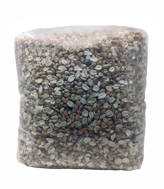 Old Potters Wildlife Shelled Peanuts, 25 lbs for Birds, Squirrels, and Wildlife. USA Grown Non-GMO, Organic Small Farm, Raw Shelled Peanuts. Wildlife Grade, 25 lbs.