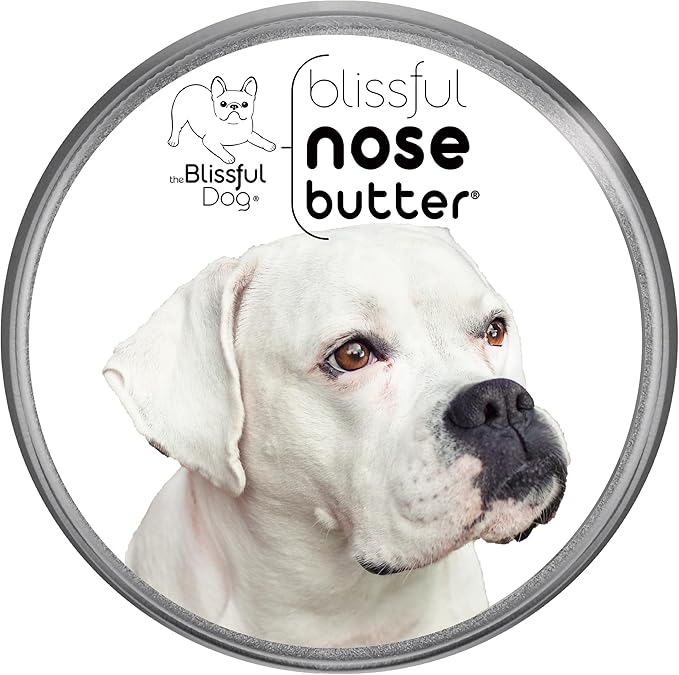 The Blissful Dog White Boxer Unscented Nose Butter - Dog Nose Butter, 16 Ounce