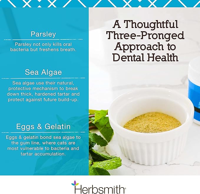 Herbsmith Cat Breath - Dental Support for Cats - 75g