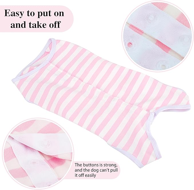 Comprehensive Post-Surgery Dog Recovery Suit: Premium Cotton Protective Wound Care Shirt for Puppies, Cats, and Small Pets - Ensuring Ultimate Comfort, Unrestricted Mobility M
