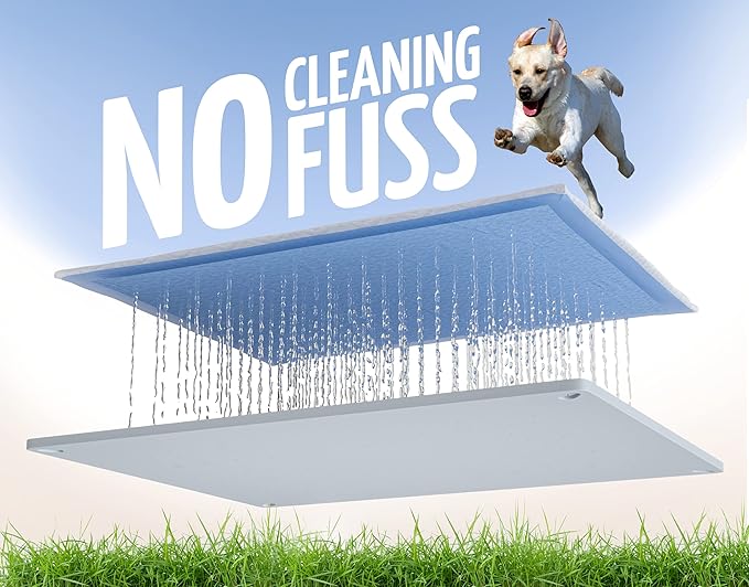 TidyFriend 2 Pk Pee Pad Holder Tray for 30” x 23” Pee Pads with Corner Lock Holes, Raised Edges, Non-Spill, Easy to Clean Silicone Dog Potty Tray Holder, For Indoor Floor Protection (Light Grey)