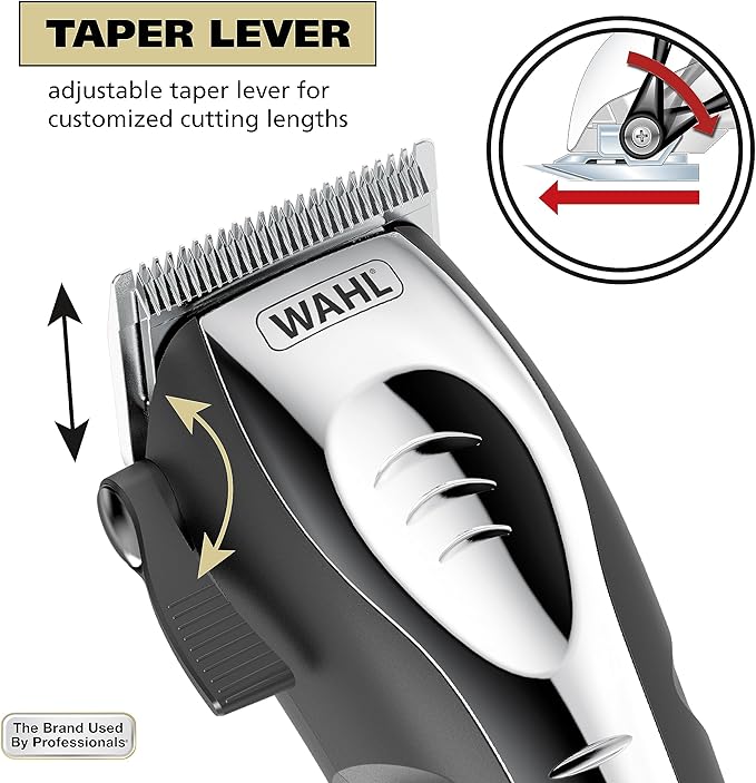Wahl USA Quiet Pro Corded Dog Clippers for Grooming - Heavy Duty Compact Electric Dog Grooming Kit Hair Clippers for Dogs Cats Pets- Model 9181