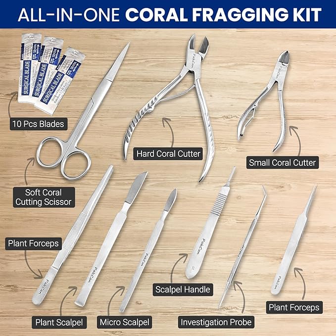 Premium Coral Fragging Kit - Complete Coral Propagation and Fragging Set