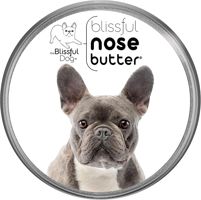 The Blissful Dog Blue French Bulldog Unscented Nose Butter, 16oz