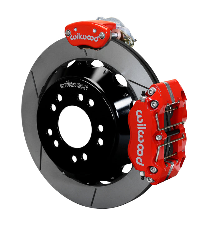 Wilwood kit rear FFR DPR/MC4 IRS 8.8 t-bird 12.88X.81 GT W/LINES red