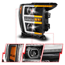 Load image into Gallery viewer, ANZO 21-23 Ford F150 LED Projector Headlight w/Switchback+Sequential - Black (Passenger Side Only)
