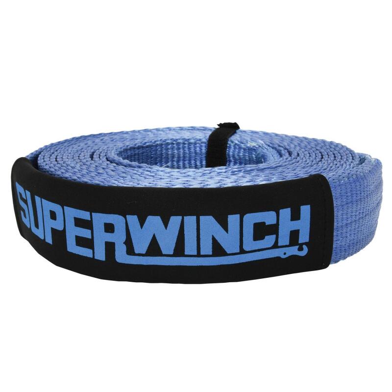 Superwinch Recovery Strap 20000 lbs 2in x 30 ft w/ Reinforced Closed-Loop Ends