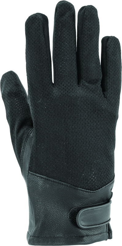 Kuryakyn Leather By River Road Pecos Leather Mesh Gloves Black - Medium