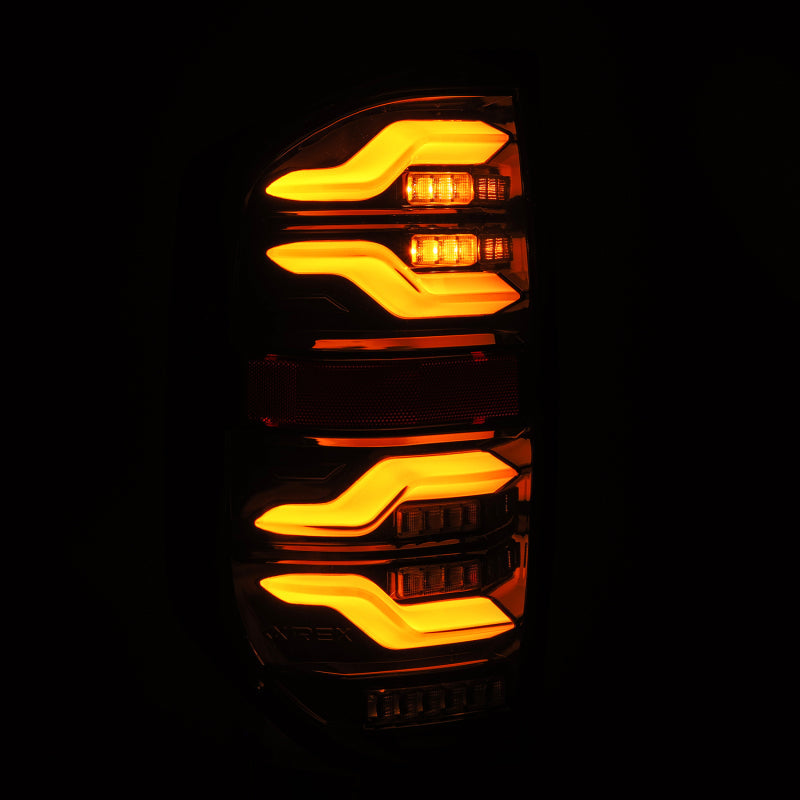 AlphaRex 14-21 Toyota Tundra LUXX-Series LED Tail Lights Black
