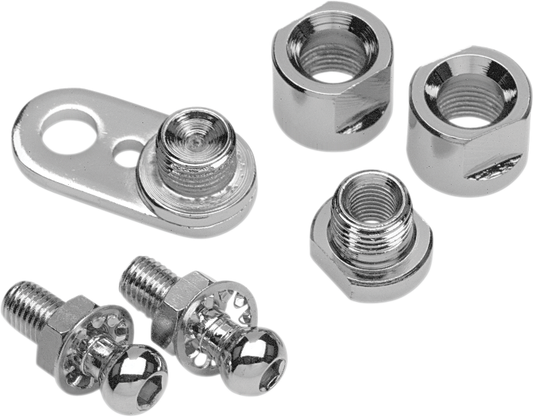 DRAG SPECIALTIES Turn Signal Swivel Kit - Chrome (Part Number 20-0383)