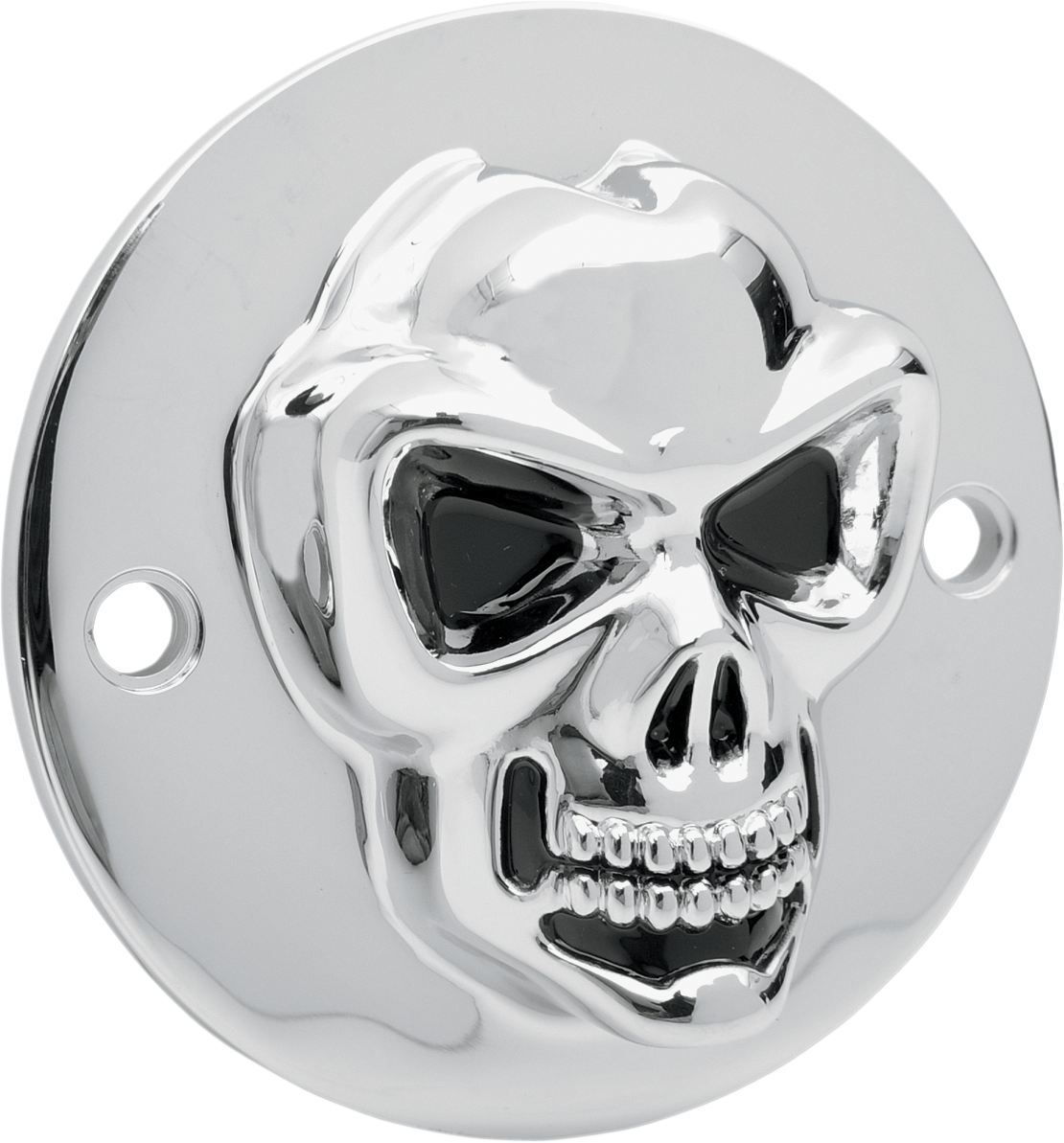 Drag Specialties 3-D Skull Points Cover for Big Twin - Part No. 30-0185-PC