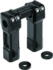 Kuryakyn 5inch Billet Handlebar Risers Black