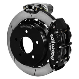 Wilwood 88-98 GM C1500 Superlite Rear Electronic Parking Brake Kit 14in Rotor 3.25in Offset - Blk