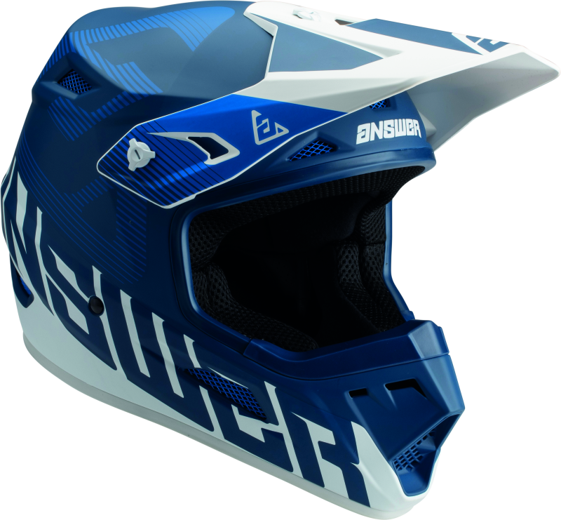 Answer AR1 V2 Bold Helmet Blue/White - 2XL