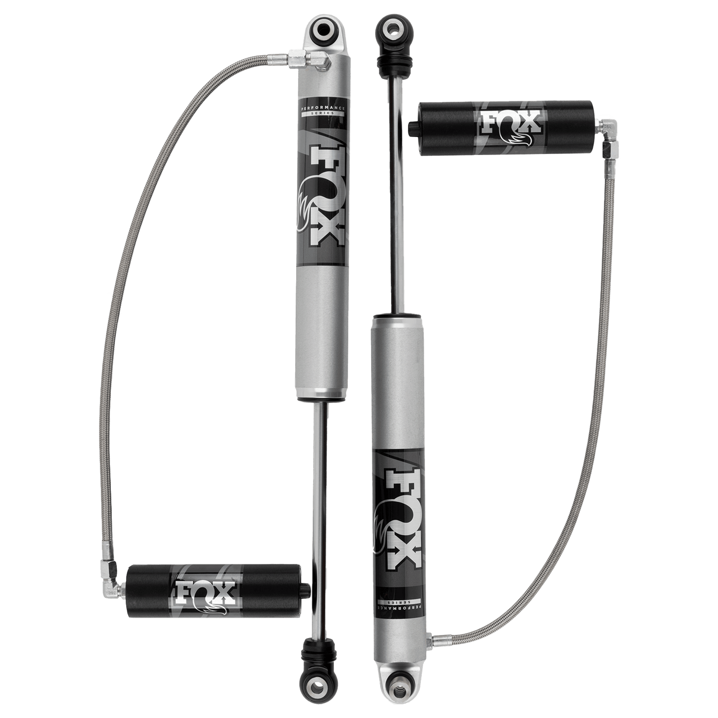 FOX 2.0 Remote Reservoir Front Shock | Performance Series | 4.5-6 Inch Lift | Wrangler JL (18-25)