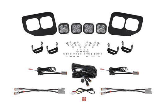 Diode Dynamics 20-22 Ford F-250/F-35/F-450/F-550 Super Duty SS3 Fog Pocket Kit