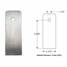 Load image into Gallery viewer, 1/4&quot;ID x 1-1/4&quot;OD Fender Washers
