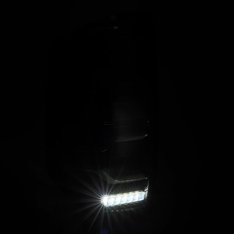 AlphaRex 14-21 Toyota Tundra LUXX-Series LED Tail Lights Black