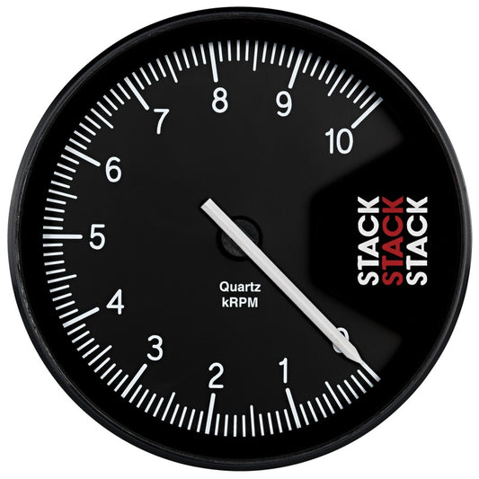 Autometer Stack Professional Action Replay 125mm 0-10K RPM Tachometer - Black