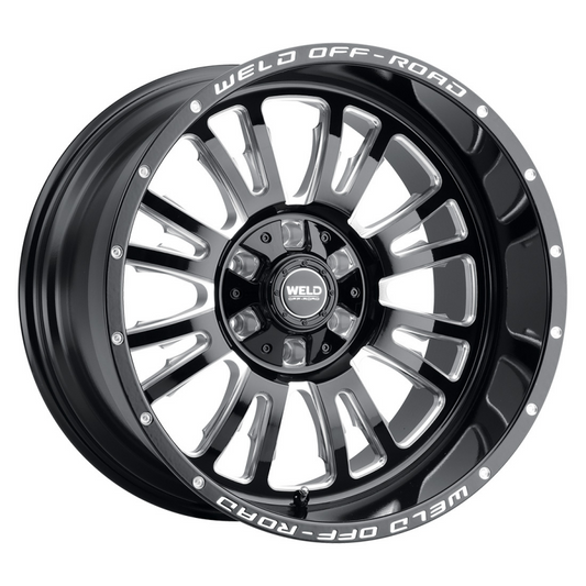 Weld Slingblade 20x12 / 6x135 / 4.75 BS / 106.1 HB - Gloss Black Milled - Non-BL Wheel