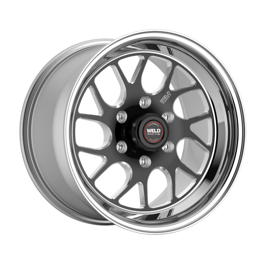Weld S78 HD 20x10 / 6x135 / 6.9 BS / 3.54 HB - Black Center - Polished Shell - Non-BL Wheel