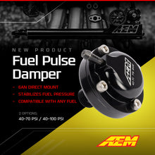 Load image into Gallery viewer, AEM AN6 ORB 40-70psi Fuel Pulse Damper