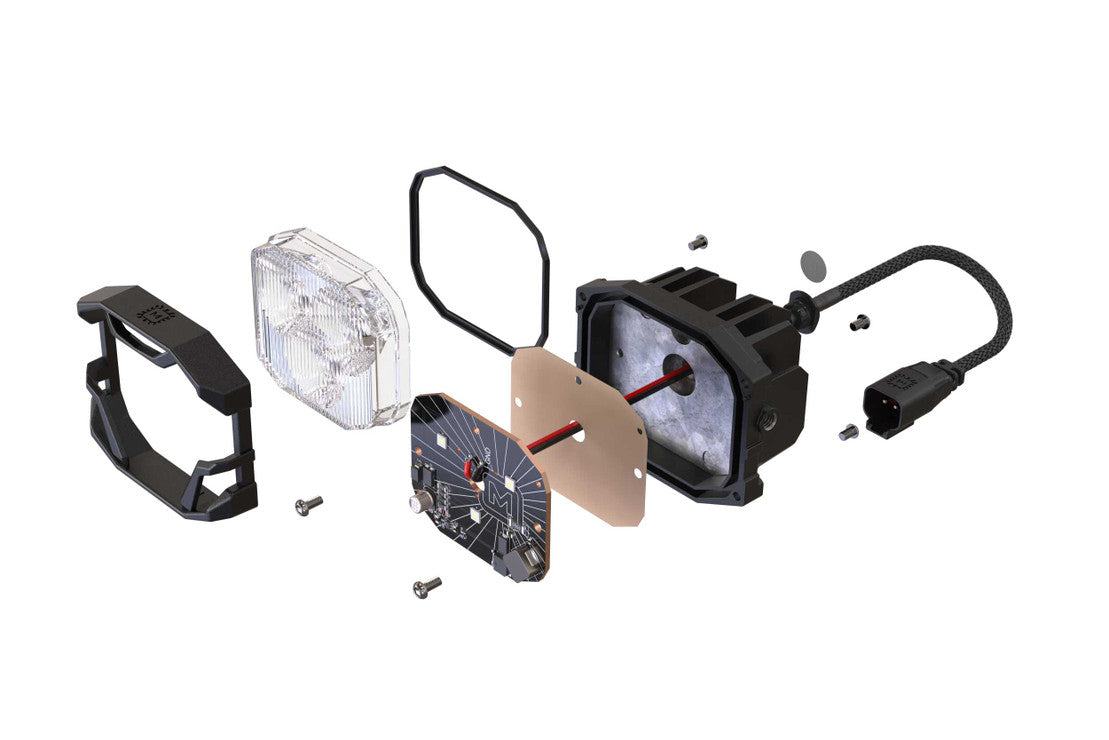 Morimoto 4Banger LED Ditch Light System: Toyota 4Runner (10-13)