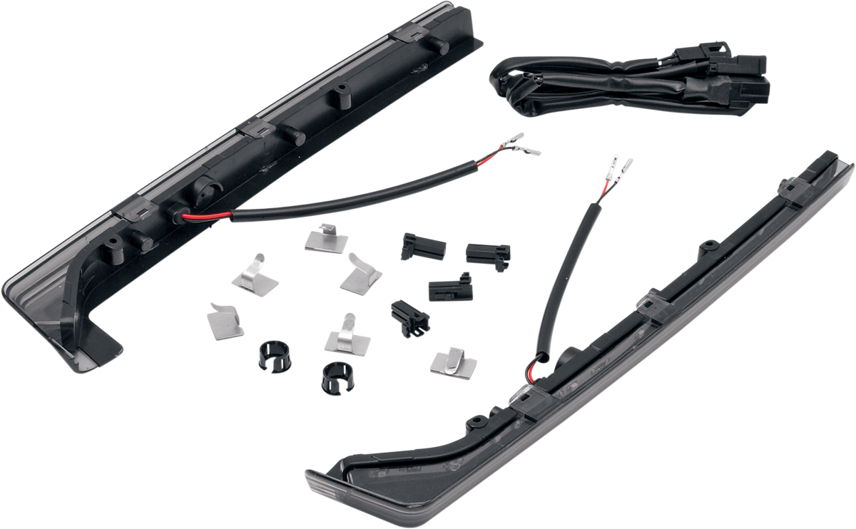 DRAG SPECIALTIES Smoke Lens Side Light Kit Part #12-0095MK