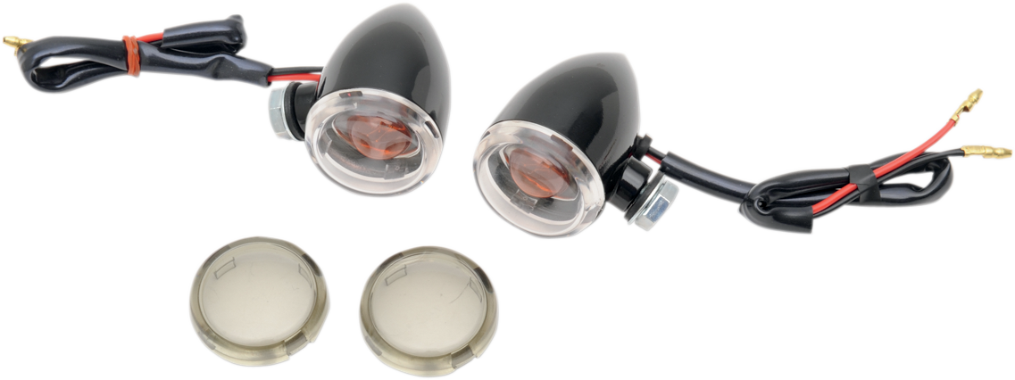 DRAG SPECIALTIES Mini-Duece Marker Light Kit - Clear/Smoke, Part Number 20-6390BC/MH
