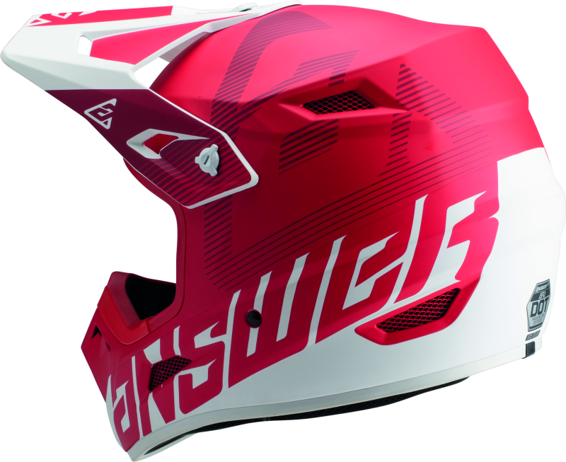 Answer AR1 V2 Bold Helmet Red/White Youth - Small