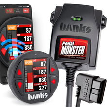 Load image into Gallery viewer, Banks Power Pedal Monster Kit TE Connectivity MT2 6 Way With iDash Pro