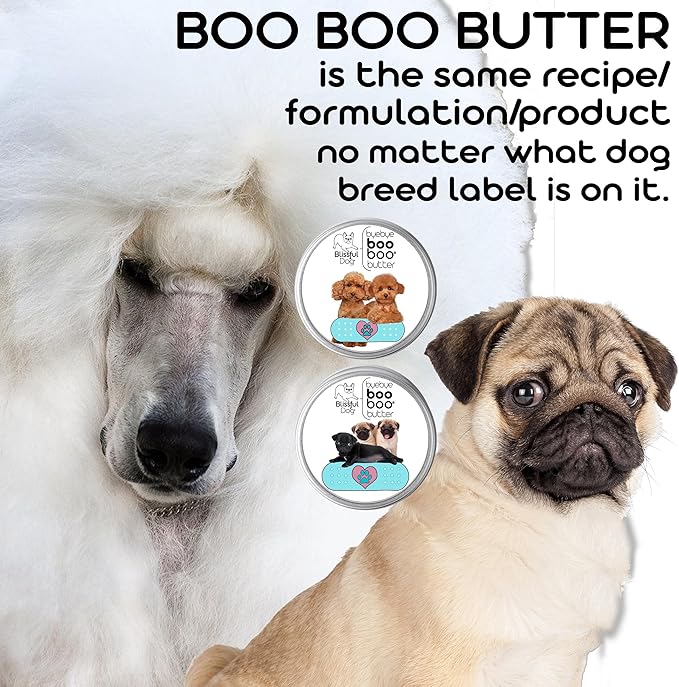 The Blissful Dog 8 oz TIN Boxer Booboo Butter