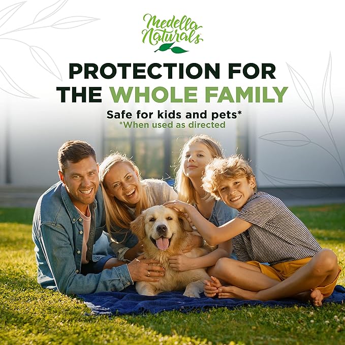 Deet-Free Insect & Mosquito Repellent 8oz – Nice Smelling Insect Repellent with Lemongrass Oil Safe for Pets and Kids – Bug Spray Against Mosquitoes, Gnats, Black Flies, No-See-ums, and Other Insect