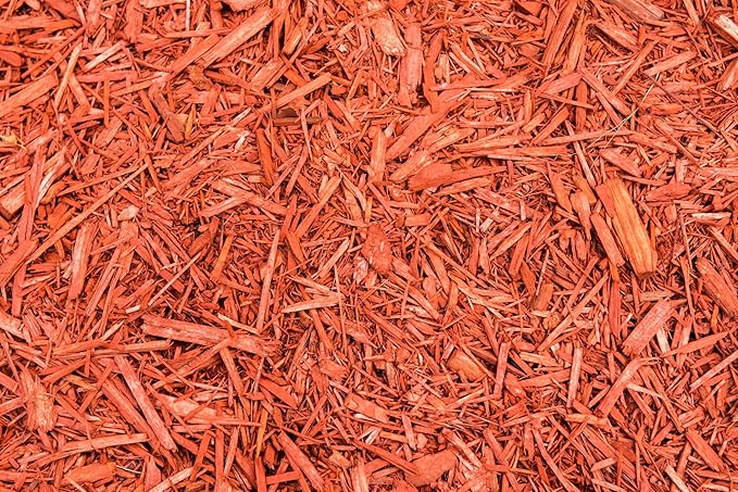 Premium Red Wood Mulch for Indoor, Patio, Potting Media, Gardens, Lawns, and Landscaping (0.7 CF - 20 L - 21 QTS)