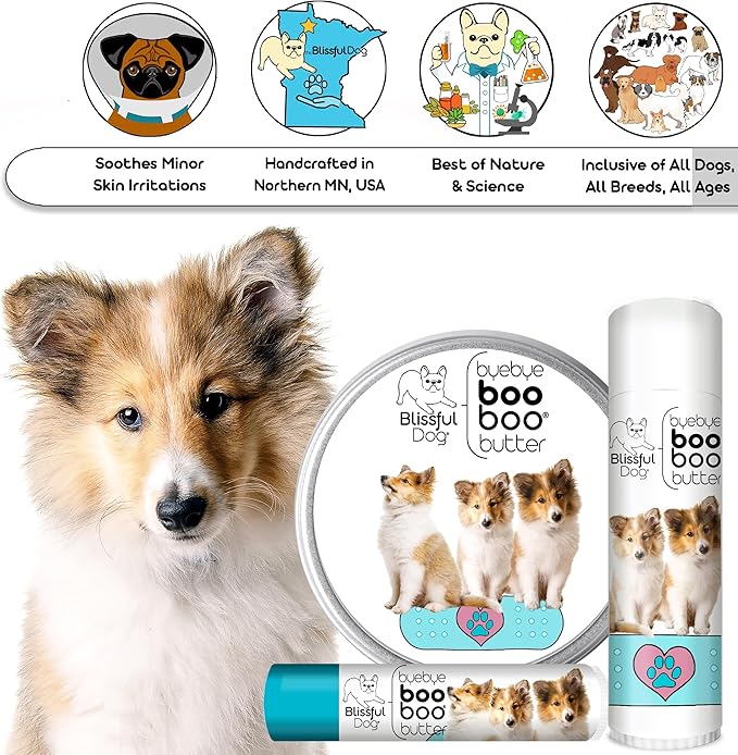 Shetland Sheepdog Boo Boo Butter, 16 oz