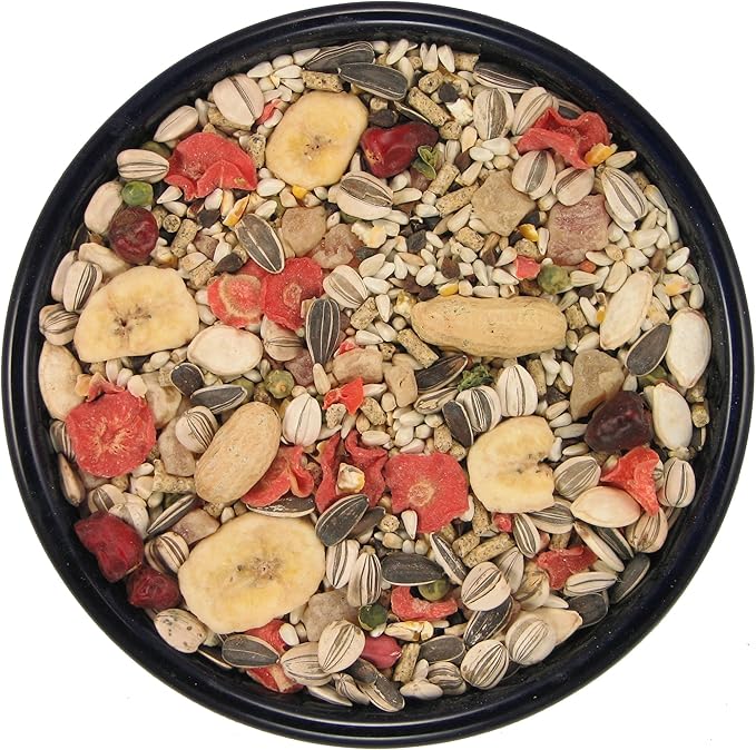 SLEEK & SASSY Garden Large Hookbill Parrot Food for Large Conures, Amazons, African Greys, Cockatoos, Pionus-Parrots & Small Macaws (40 lbs.)
