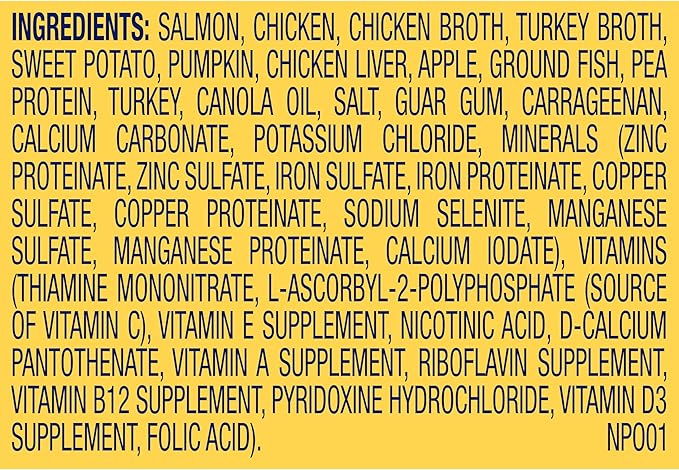 Nature's Recipe Grain Free Salmon, Sweet Potato, and Pumpkin Recipe Wet Dog Food, 13 oz. Can, 12 Count