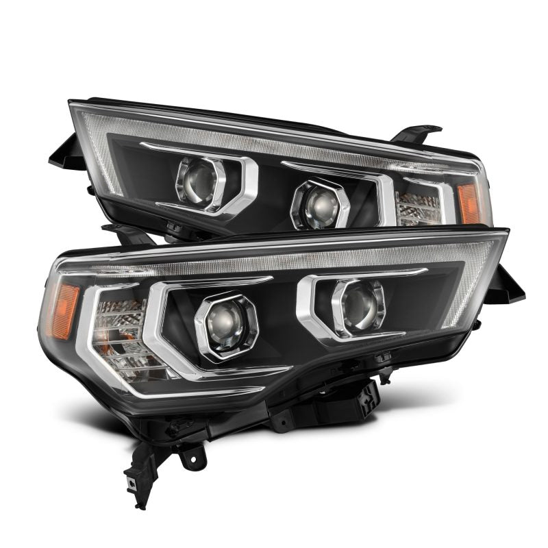 AlphaRex 14-24 Toyota 4Runner MK II LUXX-Series LED Projector Headlights Black